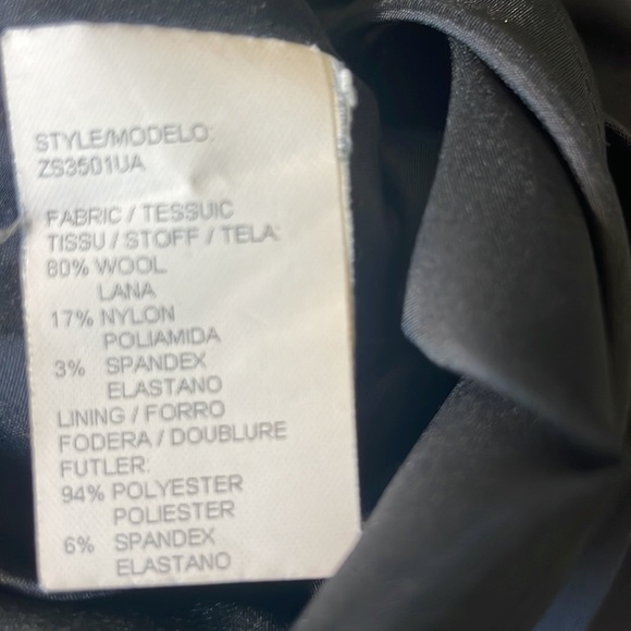 Vintage Calvin Klein classic A line midi skirt in black size 14. - Picture 3 of 7